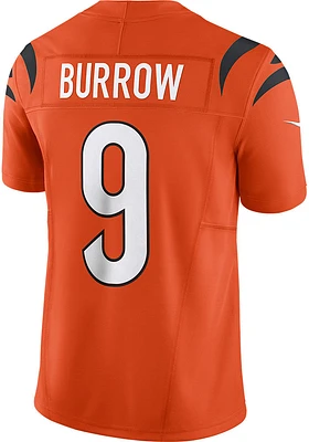 Joe Burrow Nike Cincinnati Bengals Mens Orange Vapor F.U.S.E. Limited Football Jersey