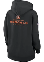 Nike Cincinnati Bengals Womens Black Sideline Hooded Sweatshirt