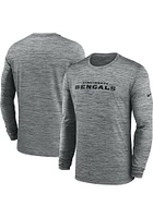 Nike Cincinnati Bengals Black Sideline Team Velocity Long Sleeve T-Shirt