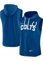 Nike Indianapolis Colts Blue Primetime Althletic Short Sleeve Hoods