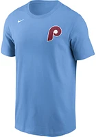 Trea Turner Philadelphia Phillies Light Blue 2023 Alt Short Sleeve Player T Shirt