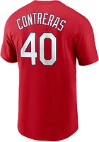 Willson Contreras St Louis Cardinals Red 2023 Home Short Sleeve Player T Shirt