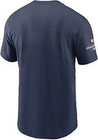 Nike Houston Astros Navy Blue Gold Logo Short Sleeve T Shirt