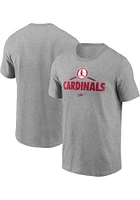 Nike St Louis Cardinals Charcoal Retro Team Rep Short Sleeve T Shirt
