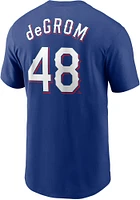Jacob DeGrom Texas Rangers Blue 2023 Alt Short Sleeve Player T Shirt