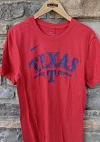 Nike Texas Rangers Red Local Horns Short Sleeve T Shirt