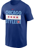 Nike Chicago Cubs Blue Local Style Short Sleeve T Shirt