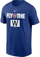 Nike Chicago Cubs Blue Local Victory Short Sleeve T Shirt