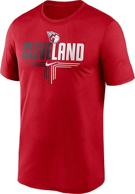 Nike Cleveland Guardians Red Local Flying C Short Sleeve T Shirt