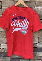 Nike Philadelphia Phillies Red Local Welcome To Phila Short Sleeve T Shirt