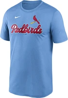 Nike St Louis Cardinals Light Blue Local Nickname Short Sleeve T Shirt