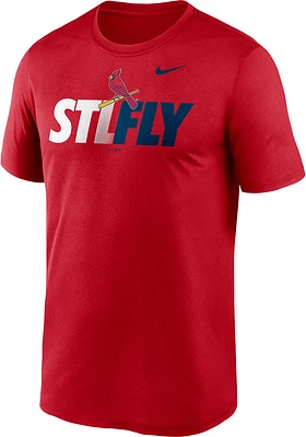 Nike St Louis Cardinals Red Local Team Fly Short Sleeve T Shirt