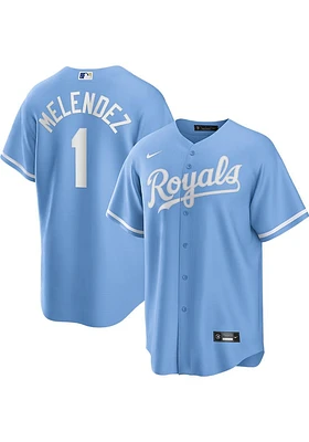 MJ Melendez Kansas City Royals Mens Replica Alt Jersey - Light Blue