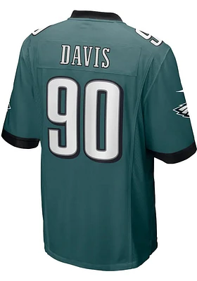 Jordan Davis  Nike Philadelphia Eagles Teal HOME Football Jersey