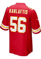 George Karlaftis  Nike Kansas City Chiefs Red HOME Football Jersey