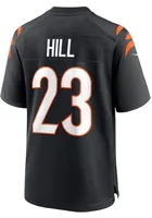 Daxton Hill  Nike Cincinnati Bengals Black HOME Football Jersey