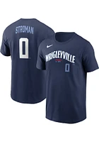 Marcus Stroman Chicago Cubs Navy Blue City Connect Short Sleeve Player T Shirt