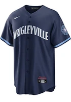 Seiya Suzuki Chicago Cubs Mens Replica City Connect Jersey - Navy Blue