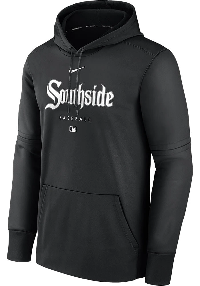 Nike Chicago White Sox Mens Black City Connect Script Hood