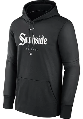 Nike Chicago White Sox Mens Black City Connect Script Hood