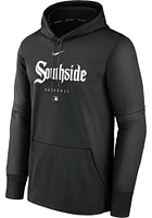 Nike Chicago White Sox Mens Black City Connect Script Hood