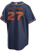 Jose Altuve Houston Astros Mens Replica City Connect Jersey - Navy Blue