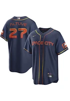 Jose Altuve Houston Astros Mens Replica City Connect Jersey - Navy Blue