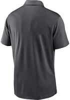 Nike Minnesota Vikings Mens Grey FRANCHISE Short Sleeve Polo