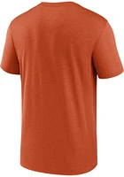 Nike Cincinnati Bengals Orange LEGEND YARD LINE CROP Short Sleeve T Shirt