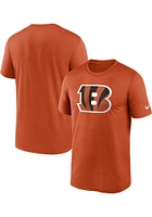 Nike Cincinnati Bengals Orange LEGEND LOGO Short Sleeve T Shirt