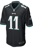 AJ Brown  Nike Philadelphia Eagles Black Alternate Game Football Jersey
