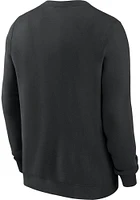 Nike Cincinnati Bengals Mens Black REWIND CLUB Long Sleeve Crew Sweatshirt