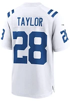 Jonathan Taylor  Nike Indianapolis Colts White ROAD GAME Football Jersey