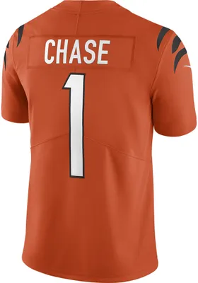 Ja'Marr Chase Nike Cincinnati Bengals Mens Orange Alternate Limited Football Jersey