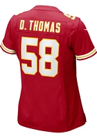 Derrick Thomas  Nike Kansas City Chiefs Womens Red HOME Football Jersey