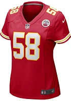 Derrick Thomas  Nike Kansas City Chiefs Womens Red HOME Football Jersey