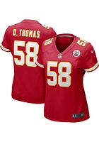 Derrick Thomas  Nike Kansas City Chiefs Womens Red HOME Football Jersey