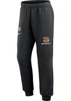 Nike Cincinnati Bengals Mens Black Sideline Club Fleece Sweatpants