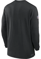 Nike Cincinnati Bengals Mens Black Sideline Dri-Fit Long Sleeve Qtr Zip Pullover