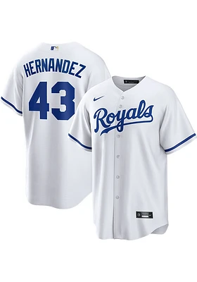 Carlos Hernandez Kansas City Royals Mens Replica Home Jersey - White