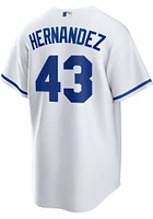 Carlos Hernandez Kansas City Royals Mens Replica Home Jersey - White