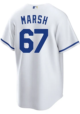 Alec Marsh Kansas City Royals Mens Replica Home Jersey - White