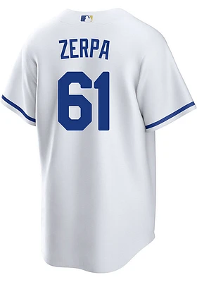 Angel Zerpa Kansas City Royals Mens Replica Home Jersey - White