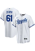 Angel Zerpa Kansas City Royals Mens Replica Home Jersey - White