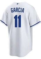 Maikel Garcia Kansas City Royals Mens Replica Home Jersey - White