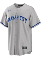 Alec Marsh Kansas City Royals Mens Replica Road Jersey - Grey