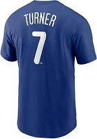 Trea Turner Philadelphia Phillies Name Number Short Sleeve Player T Shirt