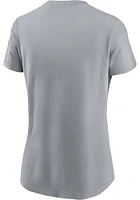 Nike Kansas City Chiefs Womens Grey 2022 Conference Champs Trophy Short Sleeve T-Shirt