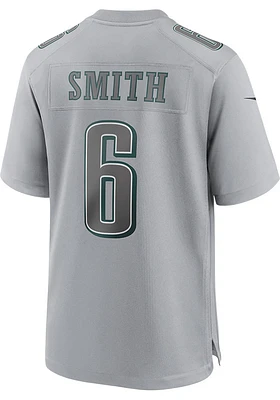 Devonta Smith  Nike Philadelphia Eagles Grey ATMOSPHERE Football Jersey