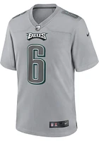 Devonta Smith  Nike Philadelphia Eagles Grey ATMOSPHERE Football Jersey